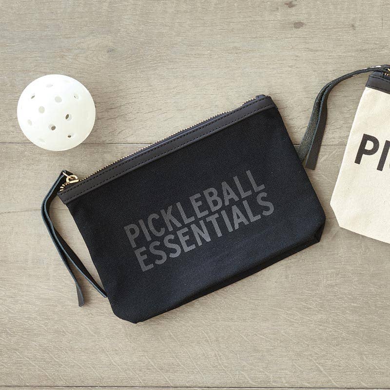 Santa Barbara Design Studio by Creative Brands - Wholesale Pouch - Women's - Black Canvas Pouch - Pickleball Essentials1