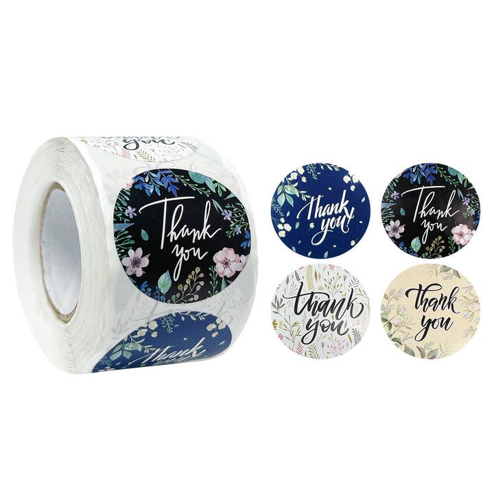 Wrapables.com - Wholesale Sticker - Wrapables 1.5" / 2" Thank You Stickers Roll
