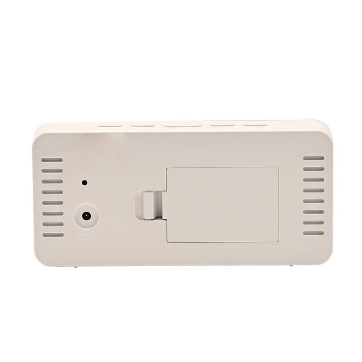 WIDDOP and Co. US - Wholesale Alarm Clock - Hometime Digital LED Alarm Clock - White