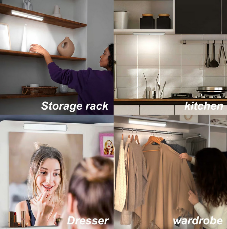 LEPOTEC INC - Wholesale Light Bulb/Puck - 6 Pack Wireless Motion Sensor Under Cabinet Light6