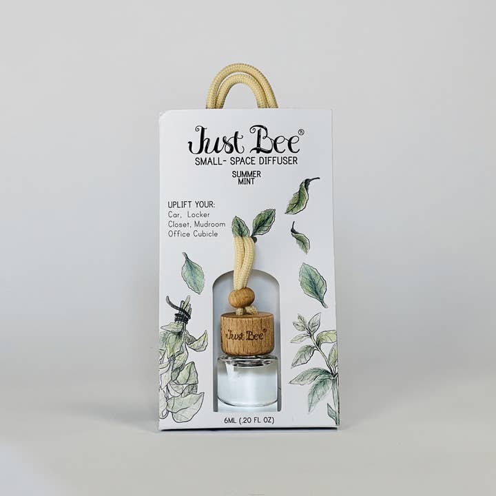 Just Bee - Wholesale Reed Diffuser - Small-Space Hanging Diffuser - Summer Mint