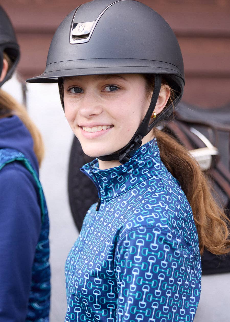 Kerrits - Wholesale Athletic Top - Kids - Kids First Level Quarter Zip Stretch Fleece Tech Top9