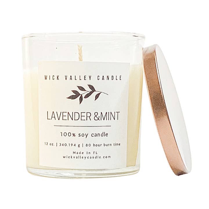 Lavender mint for wholesale by Wick valley candle