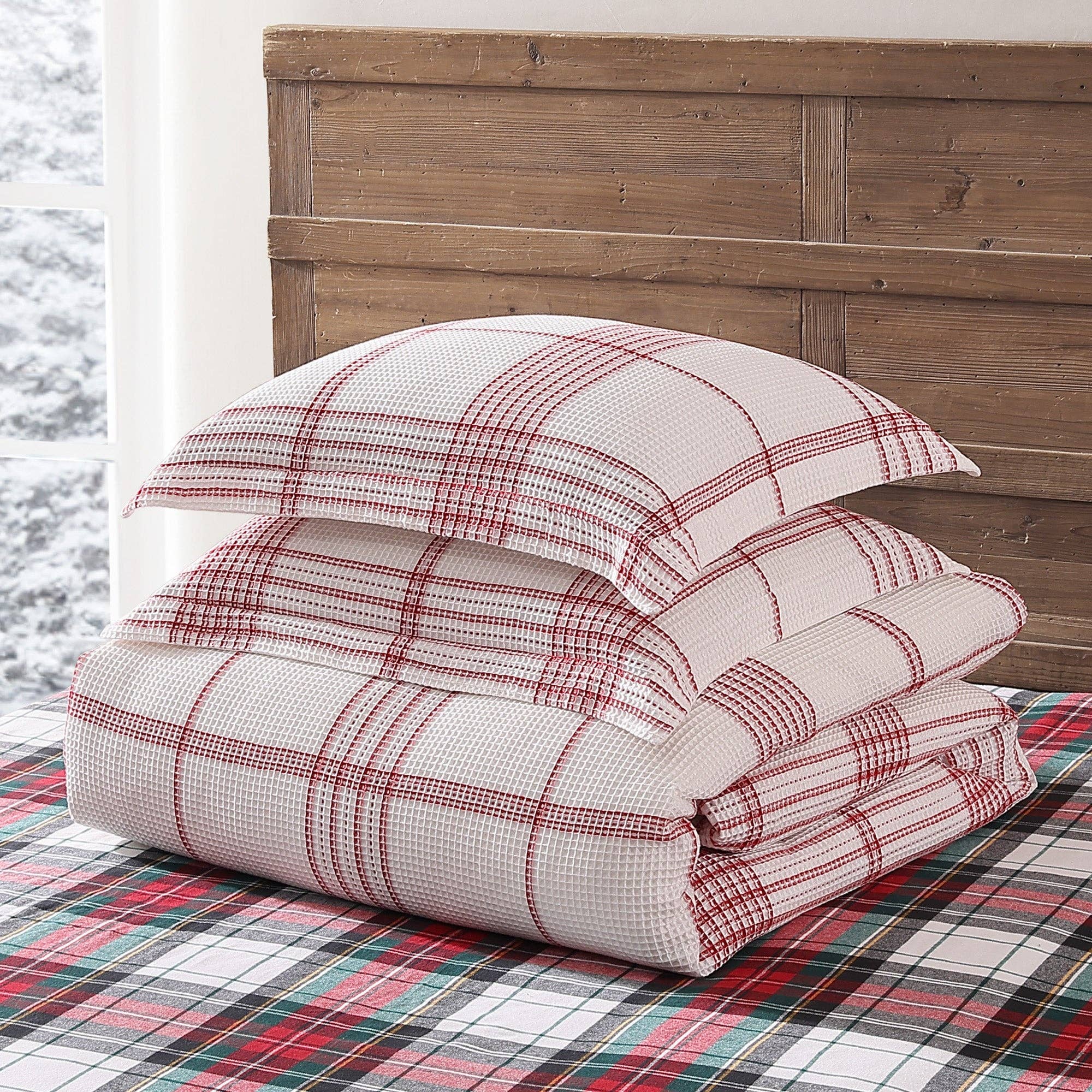 Levtex Home - Wholesale Beddengoedset - Wafelpatroon Dekbedovertrek/Comforterset5