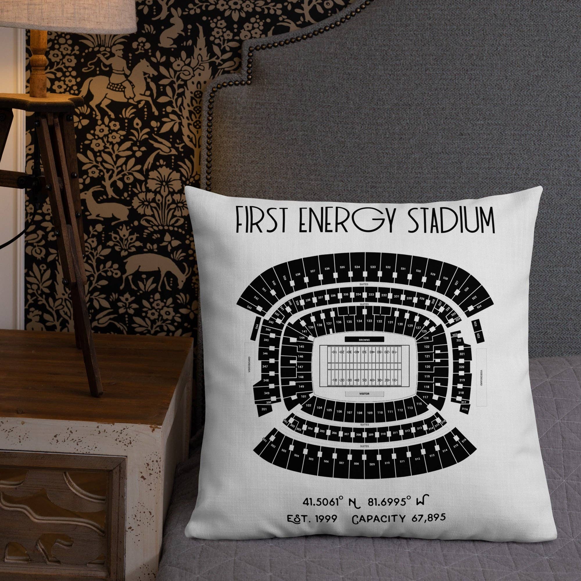 Stadium Prints by BTB – wholesale Throw/decorative pillow – Cleveland Browns Football Stadium & City Pillows7
