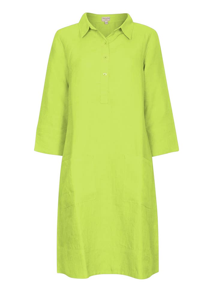 Up Town Linen Shirt Dress for wholesale by NoLoGo-chic