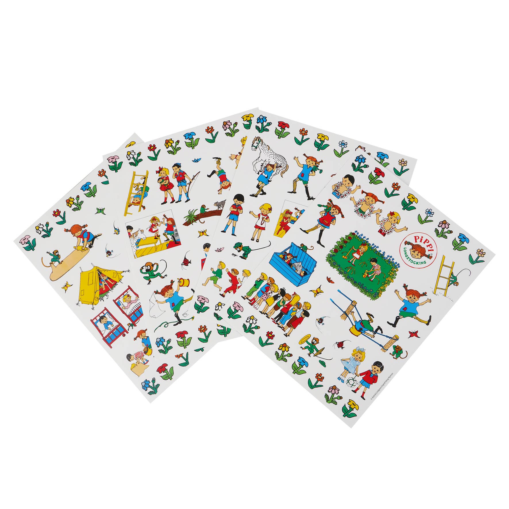 Barbo Toys - Wholesale Sticker - Kids & Baby - Pippi Stickers - Friends2