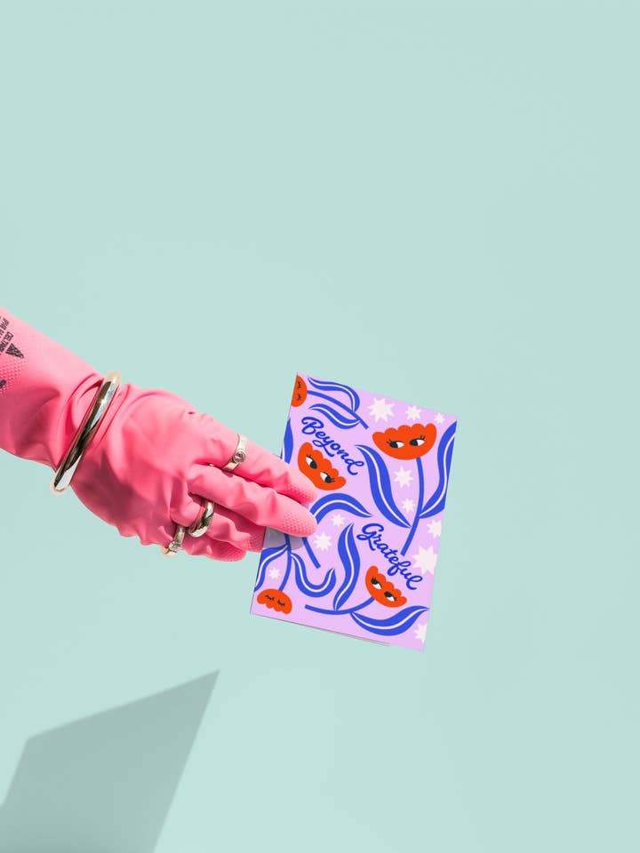 Beyond Grateful Card for wholesale by Soko Says