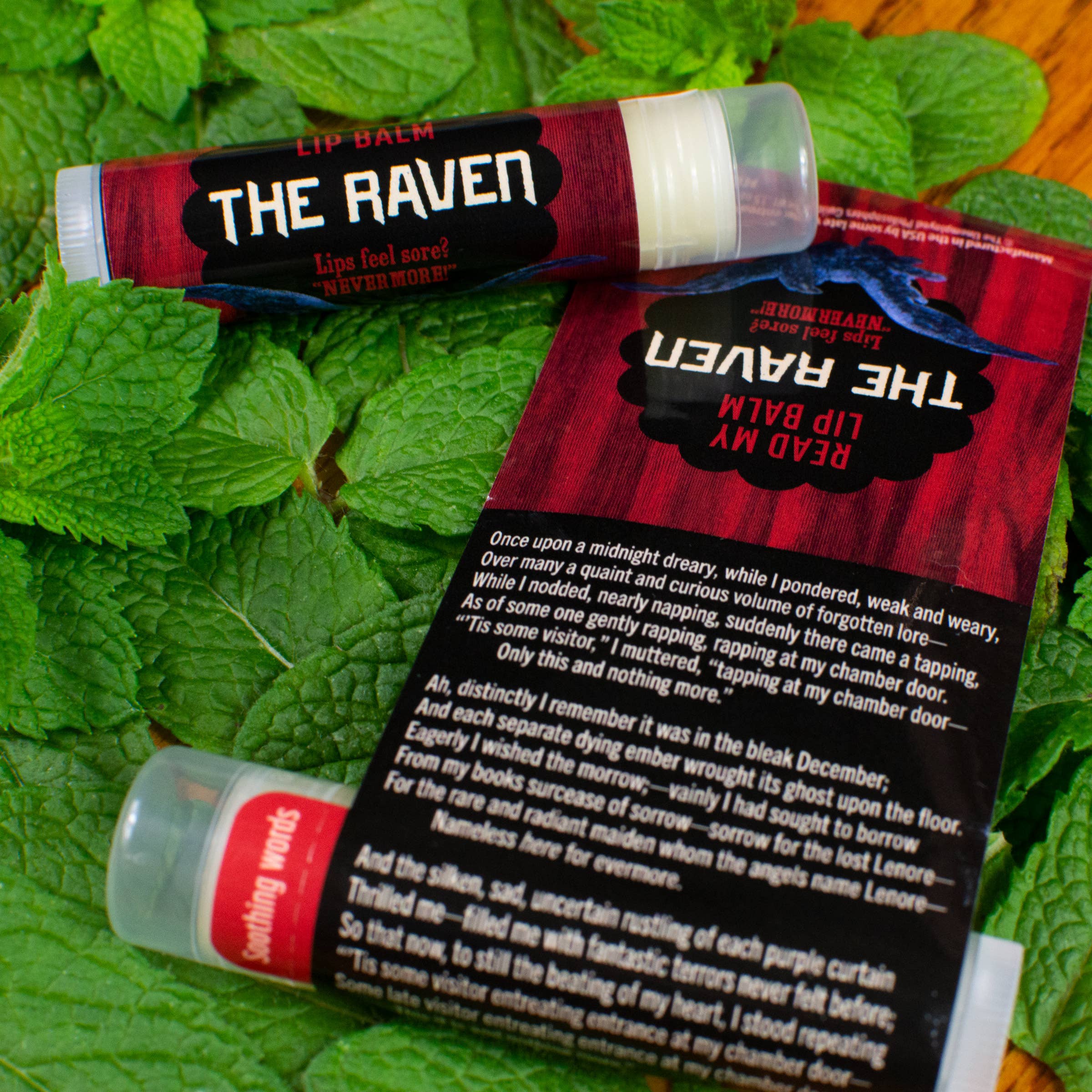 Unemployed Philosophers Guild - Wholesale Lip Balm - Read My Lip Balm The Raven1