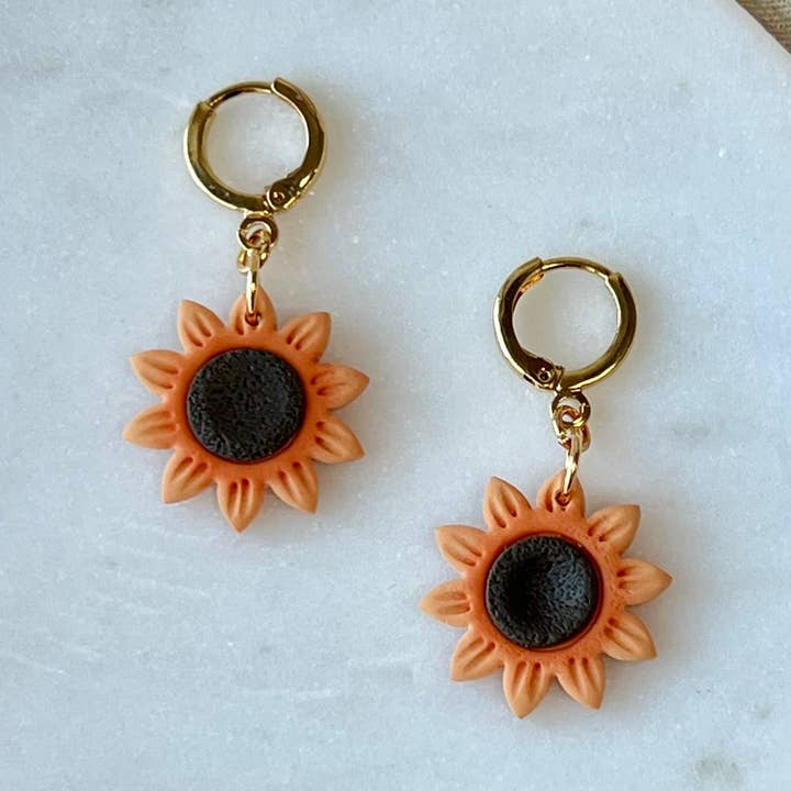 Hayden Handcraft - Wholesale Dangle Earrings - Sunflower Earrings0
