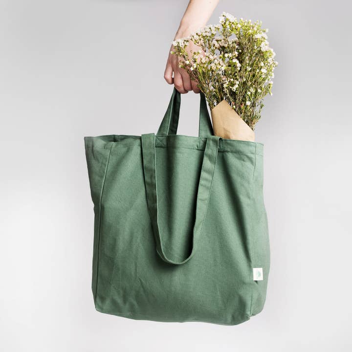OMOM - Wholesale Tote Bag - Women's - Organic Tote ORIGINAL - Green2
