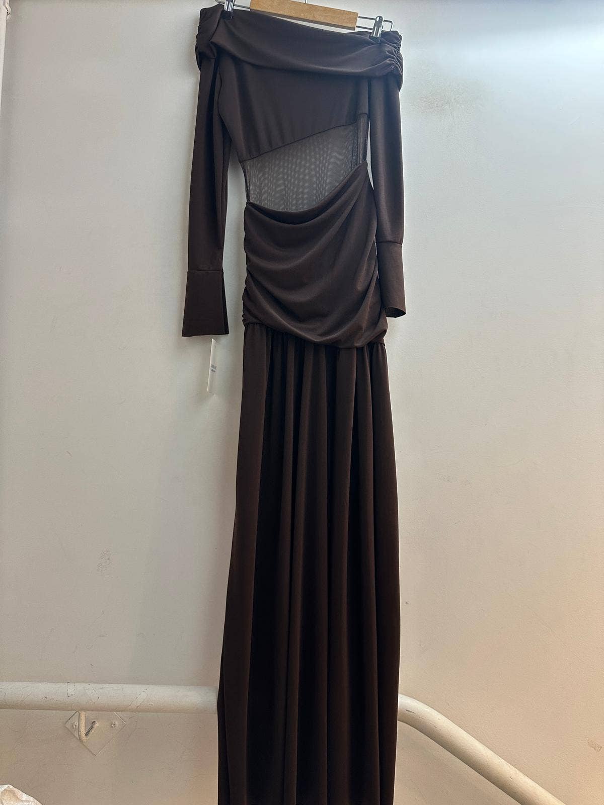 LORIANE - Wholesale Dress - Women's - 7386 61143 Long plain dress1