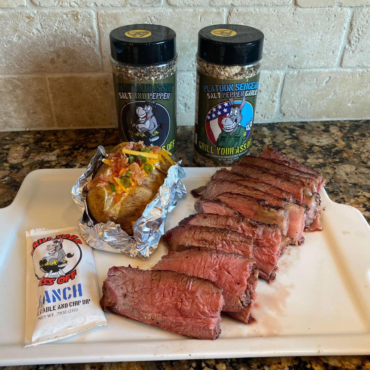 Grill Your Ass Off - Spices, Rubs, Seasonings, Sauces, Jerky - Wholesale Salt & Pepper Mix - Standard Issue Salt & Pepper Seasoning - Spice Blend, BBQ4
