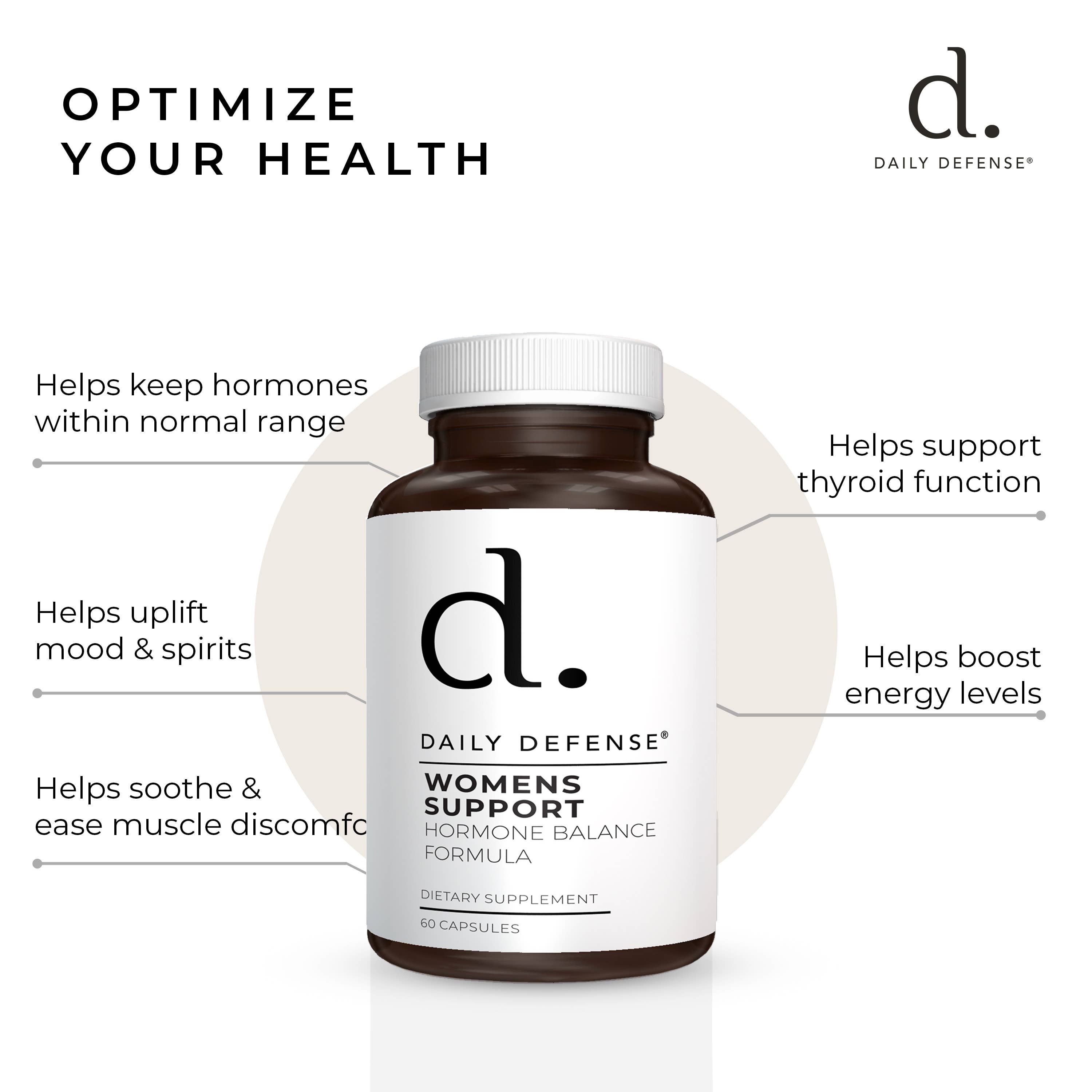 DAILY DEFENSE - Wholesale Oral Supplement/Vitamin - MENOPAUSE SUPPORT Hormone Balance Formula For Women5