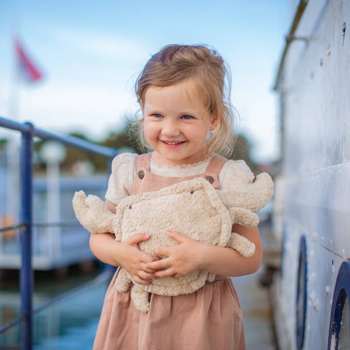 Cuddly animal Crab small | linen for wholesale by Senger-Naturwelt