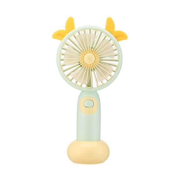 Small Gremlin Ear Decorated Handheld Personal Fan for wholesale by Nima Accessories Inc