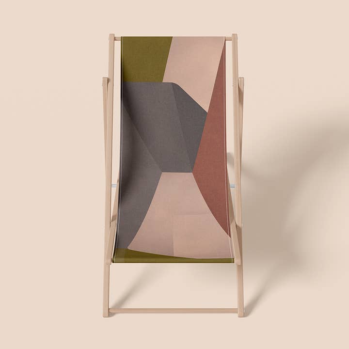 Loungesessel, Gartenmöbel, Grafikstil, rosa für den Großhandel von Héritage Studio