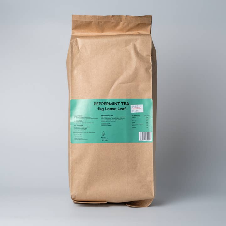 Peppermint 1kg Loose Leaf Tea for wholesale by NEMI Teas