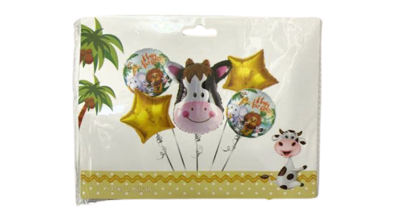 My Wholesale Warehouse - Wholesale Balloon - Large 5pc Happy Birthday Cartoons Character Balloons - 28 Options!5