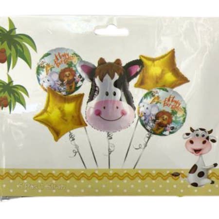 My Wholesale Warehouse - Wholesale Balloon - Large 5pc Happy Birthday Cartoons Character Balloons - 28 Options!5