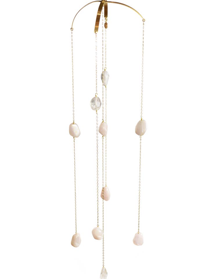 Aura Rose & Clear Quartz Mobile – Cristallo Curativo da Appendere per la vendita all'ingrosso da parte di Ariana Ost