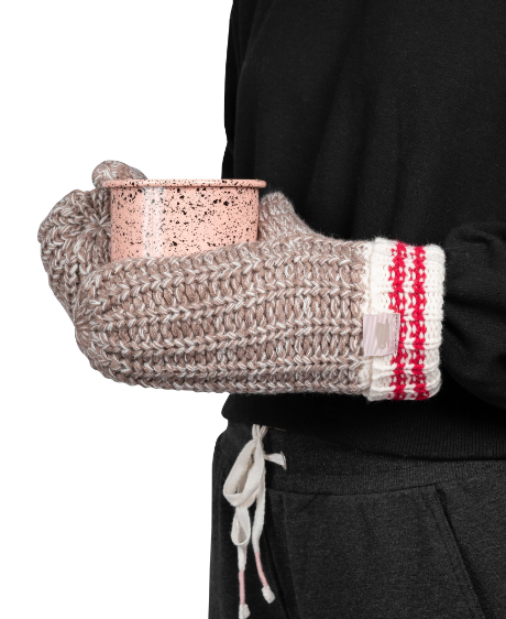 LATTELOVE - Vendita all'ingrosso Muffole - Donna - Muffole Canadiana di Coffee Shoppe - Colore DK Smoked Pearl1