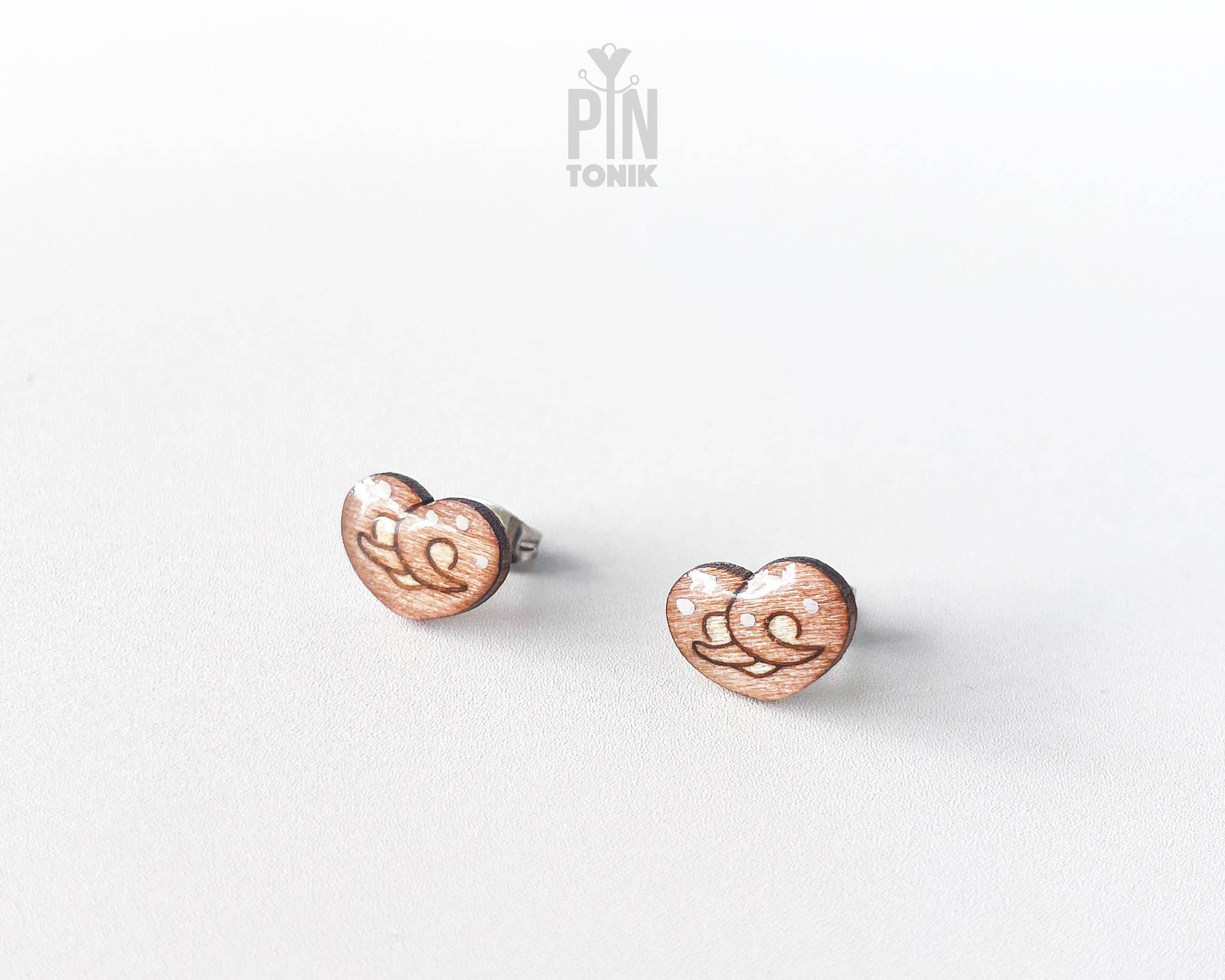 PinTonik - Wholesale Stud/Post Earrings - Pretzel Miniature Food Stud Earrings - Funny Gifts1