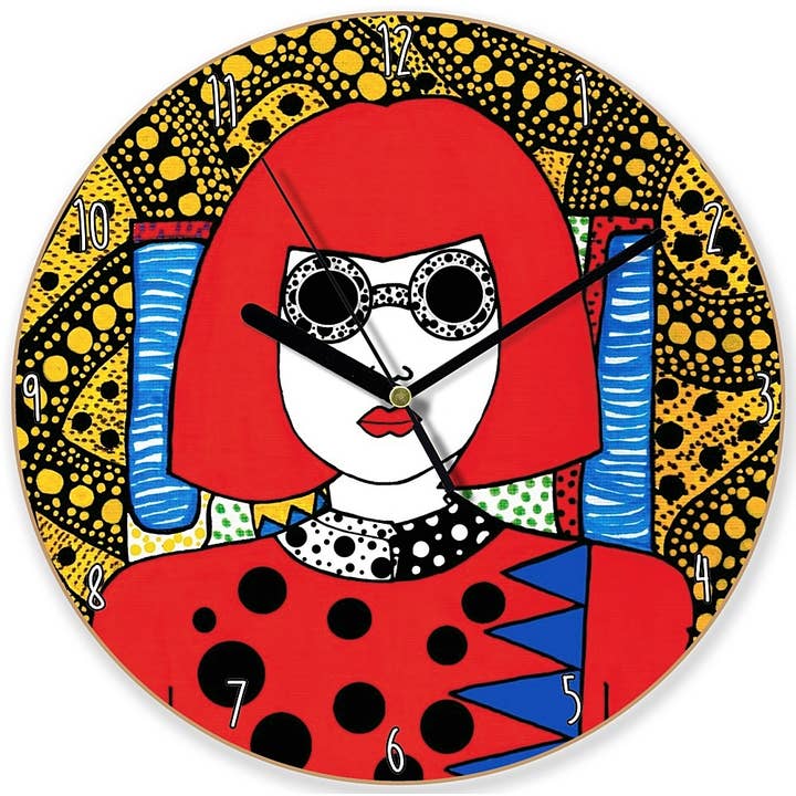 FunkyAdi - Wholesale Wall Clock - Printed Wooden Clocks12