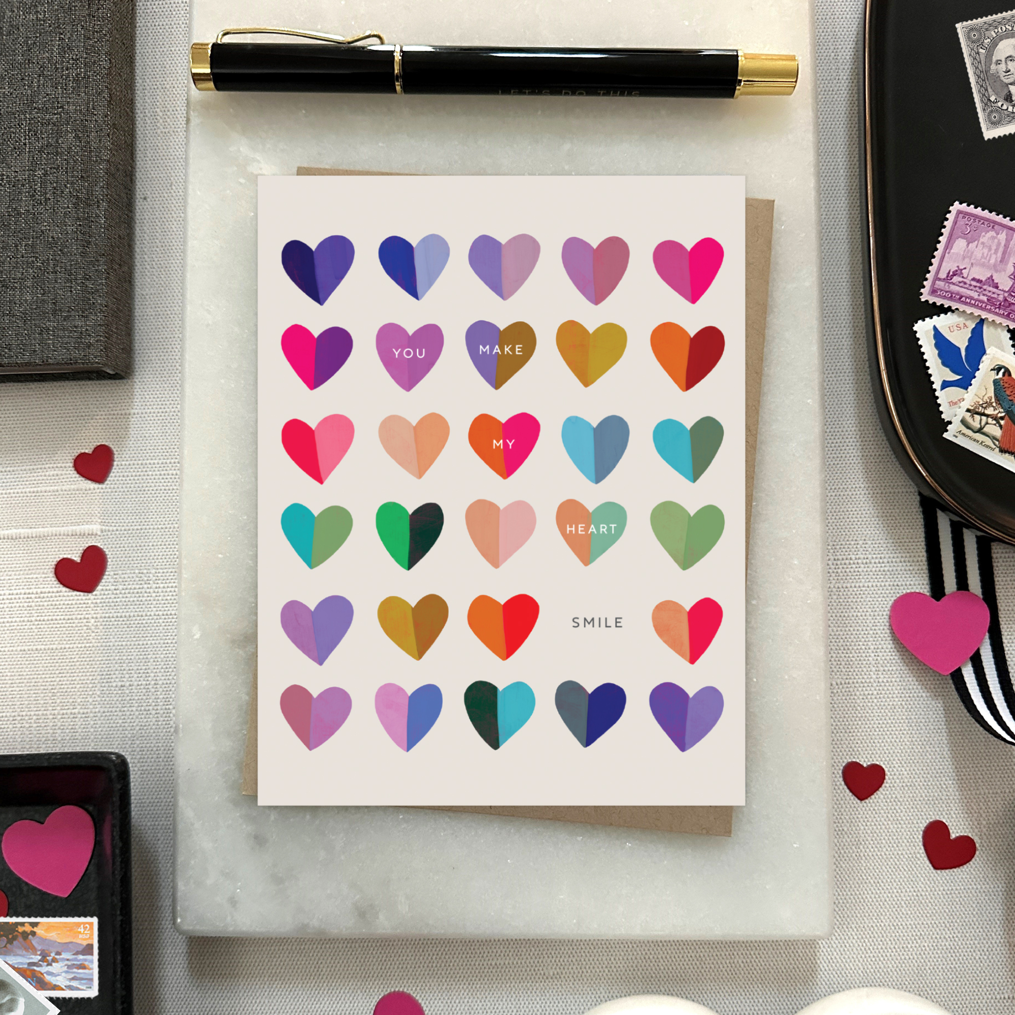 Barone and Co. - Wholesale Love Card - Heart Smile Love Card2