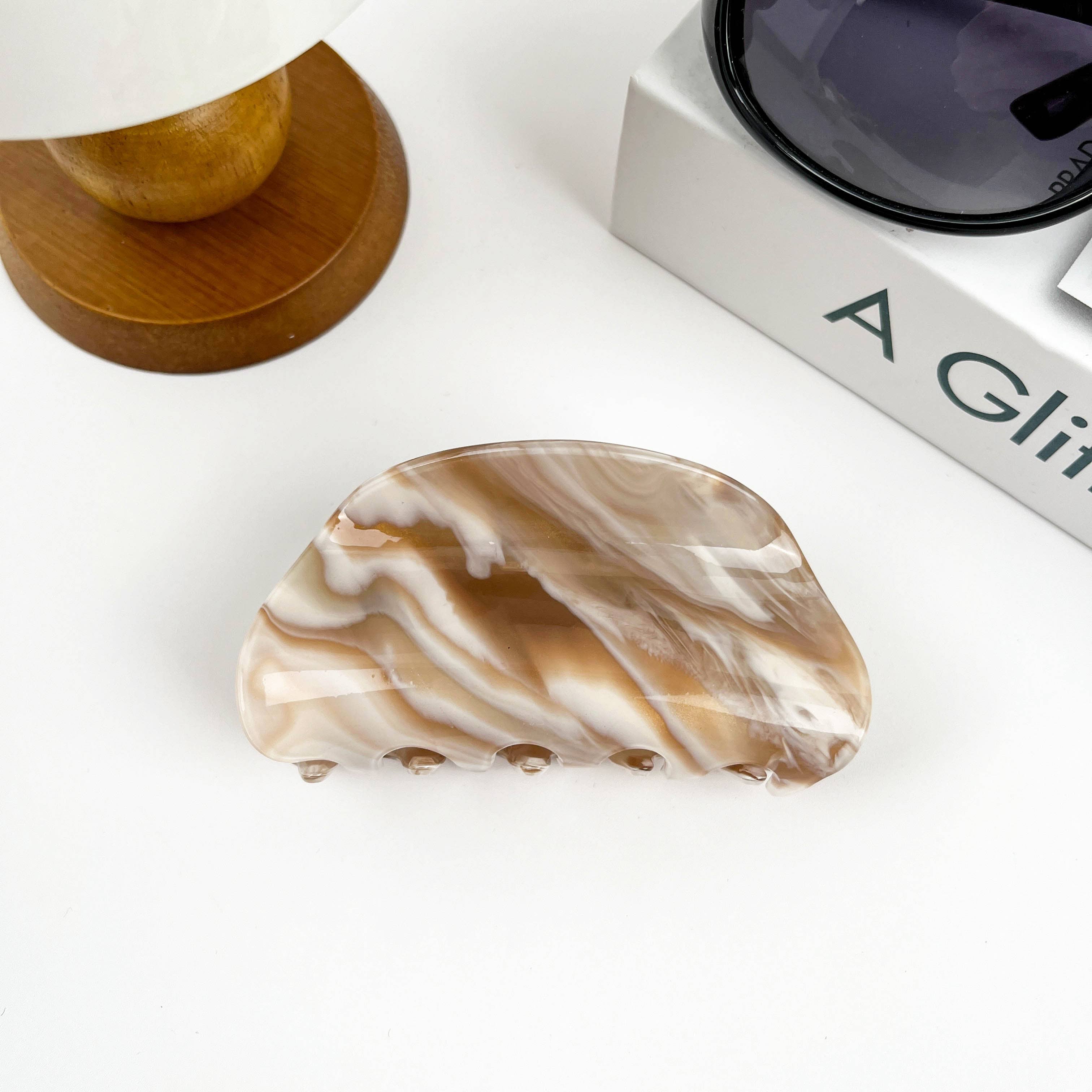 SoapElenGlen - Wholesale Hair Clip - Women's - Colorful Semicircle Hair Clip4