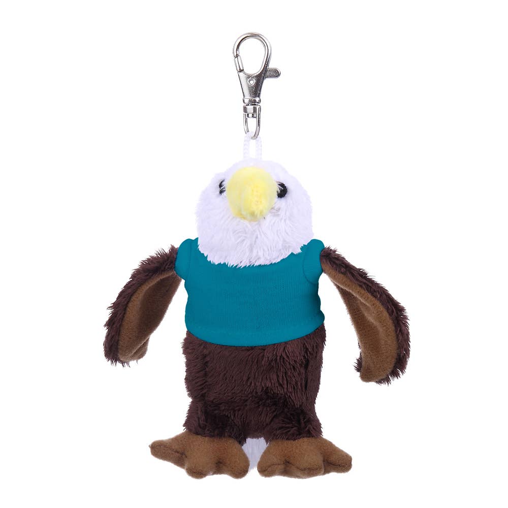 Plushland - Vendita all'ingrosso Portachiavi - Unisex - Portachiavi da 4" - Aquila con camicia personalizzata5