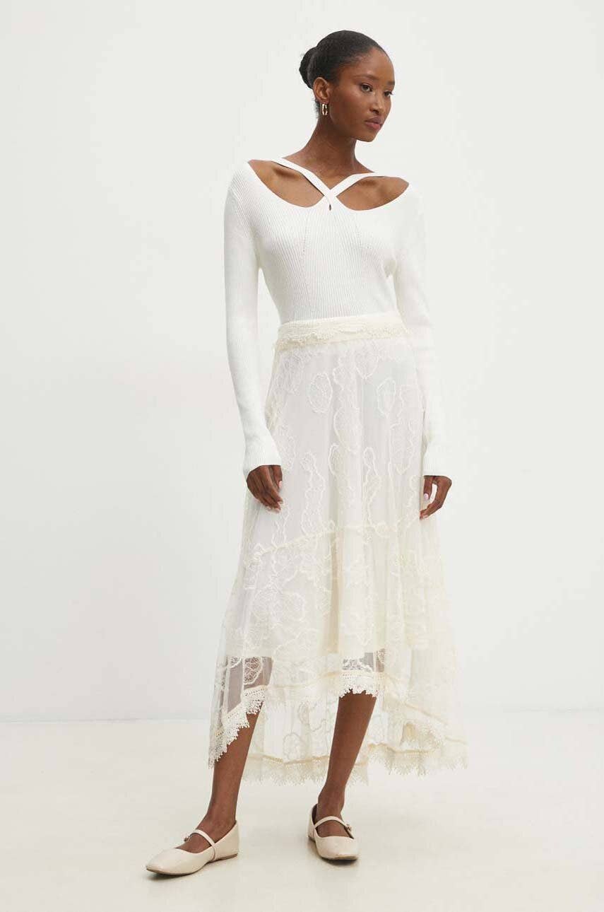 CHOKLATE PARIS – Engroshandel Nederdel - Dame – September nederdel i asymmetrisk blonder - 809880