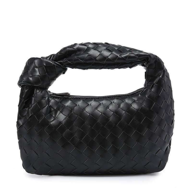 Little Trendy - Vente Sac à main avec poignée sur le dessus – femme - Sac tissé pour femme, sac à main noué en corne, Top Handle Bag13
