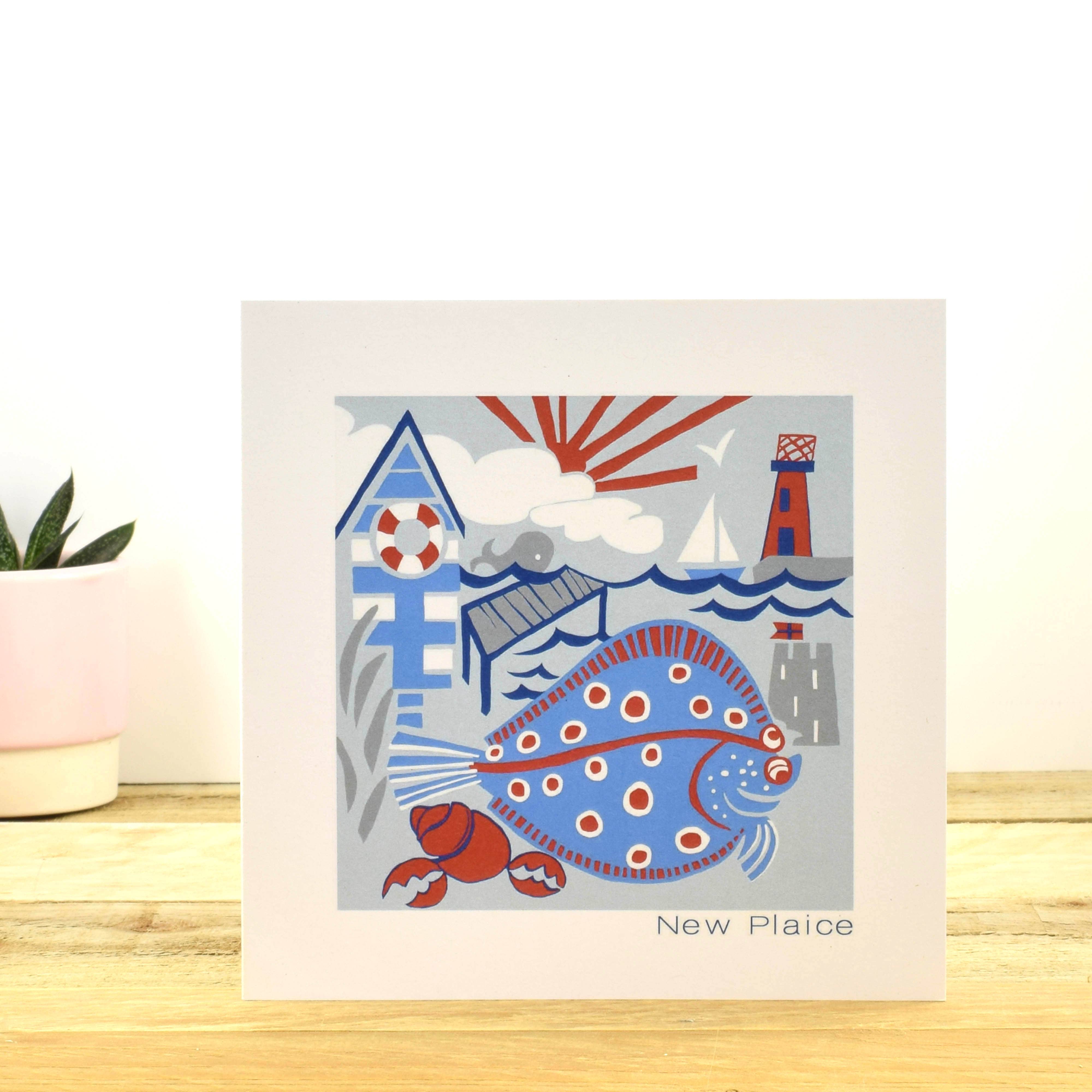 Port and Lemon – wholesale Everyday greeting card – New Plaice Greetings Card