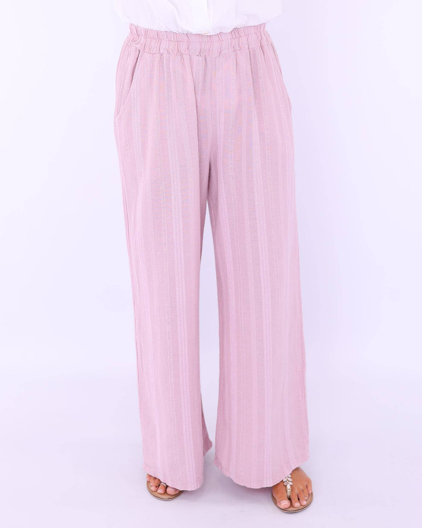 Cadenza Italy Ltd – wholesale Pants – Women's – Cotton Straight Leg Trousers4