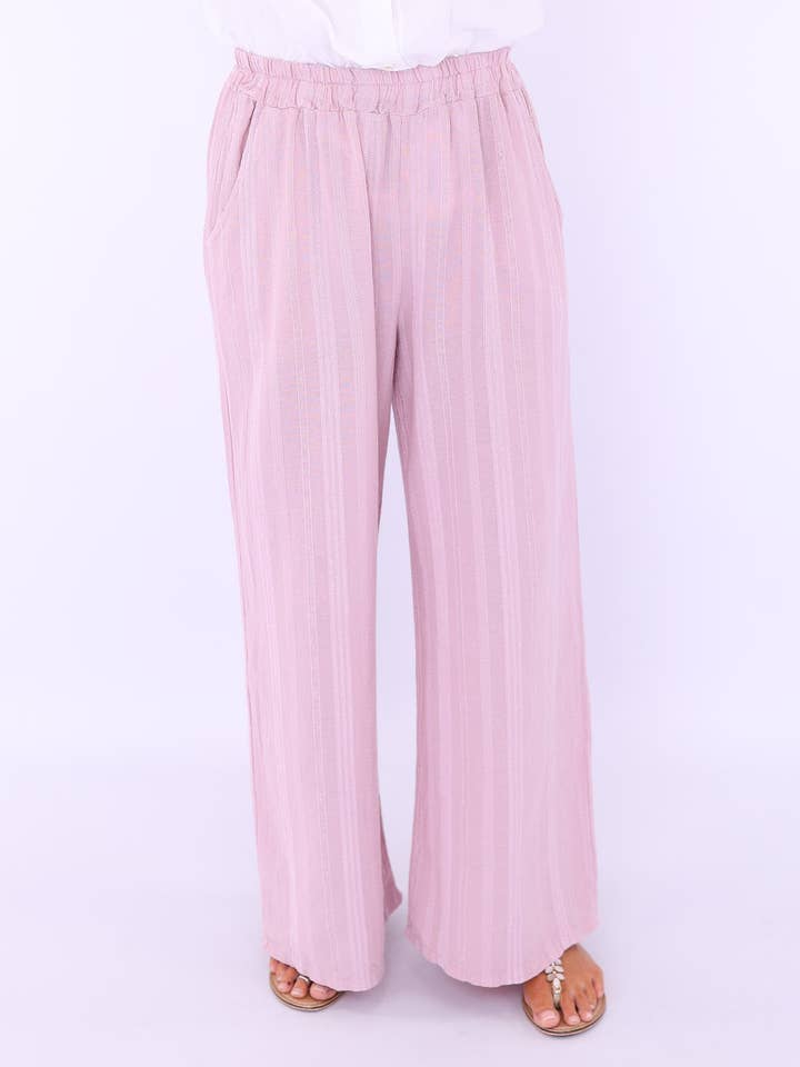 Cadenza Italy Ltd – wholesale Pants – Women's – Cotton Straight Leg Trousers4