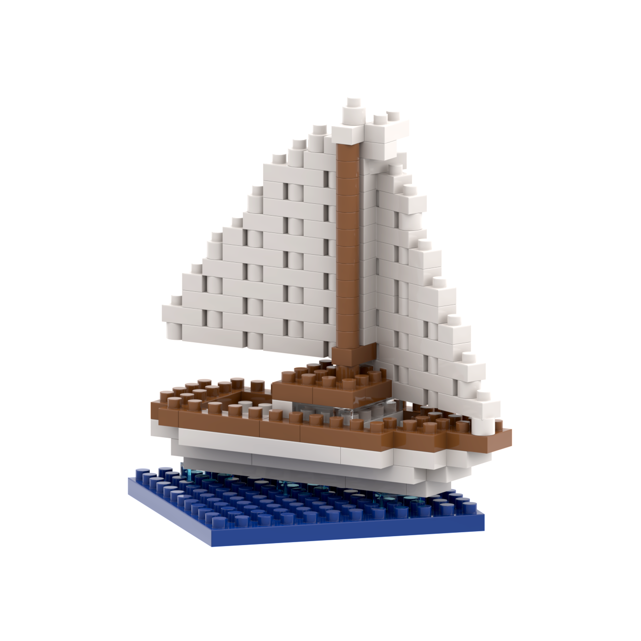 Brixies - Wholesale Build-a-Toy - Kids - BRIXIES Sailing Ship Postcard3