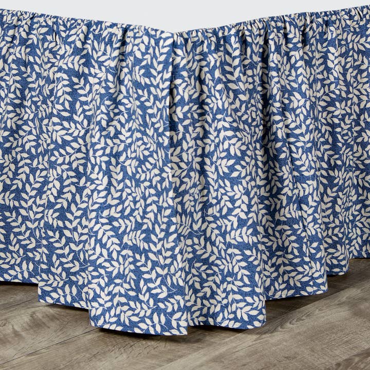 Bouvier Blue Bed Skirt for wholesale by Thomasville at Home