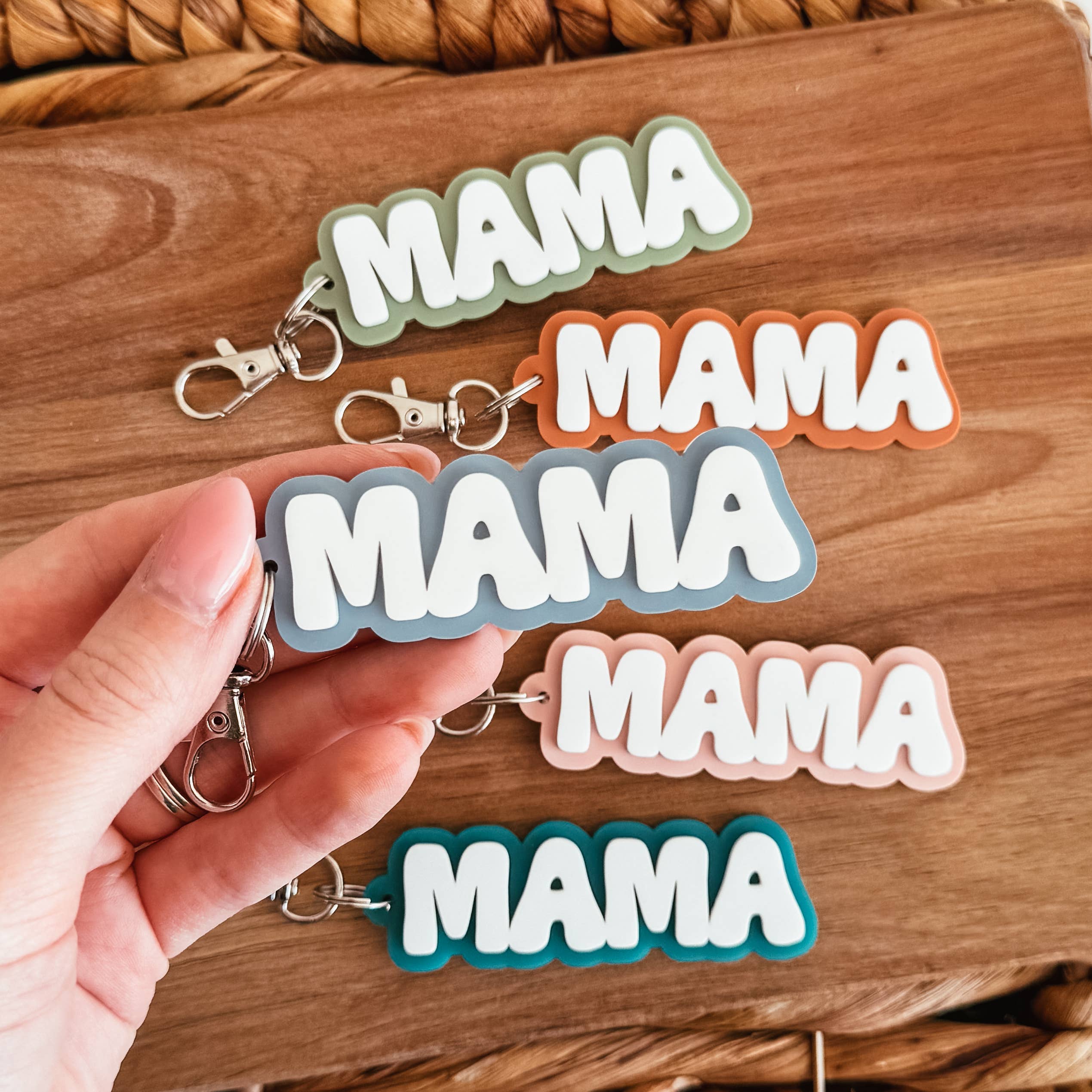 Knotty Design Co. - Wholesale Keychain - Women's - Mama 3D Acrylic Keychain4