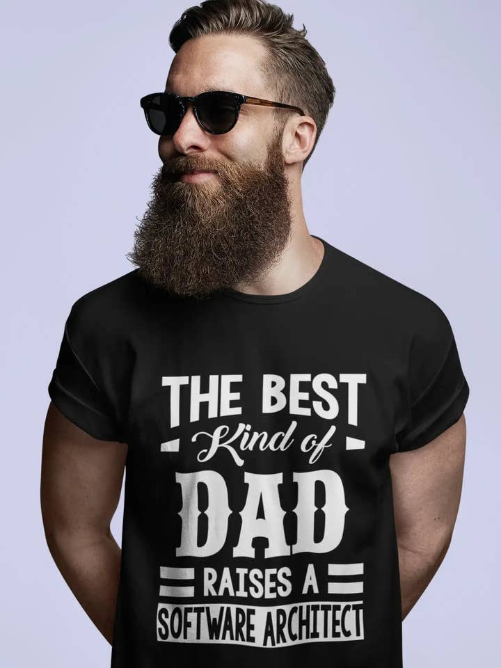 Camiseta estampada ULTRABASIC para hombre Dad Raises a Software Architect para venta al por mayor de ULTRABASIC