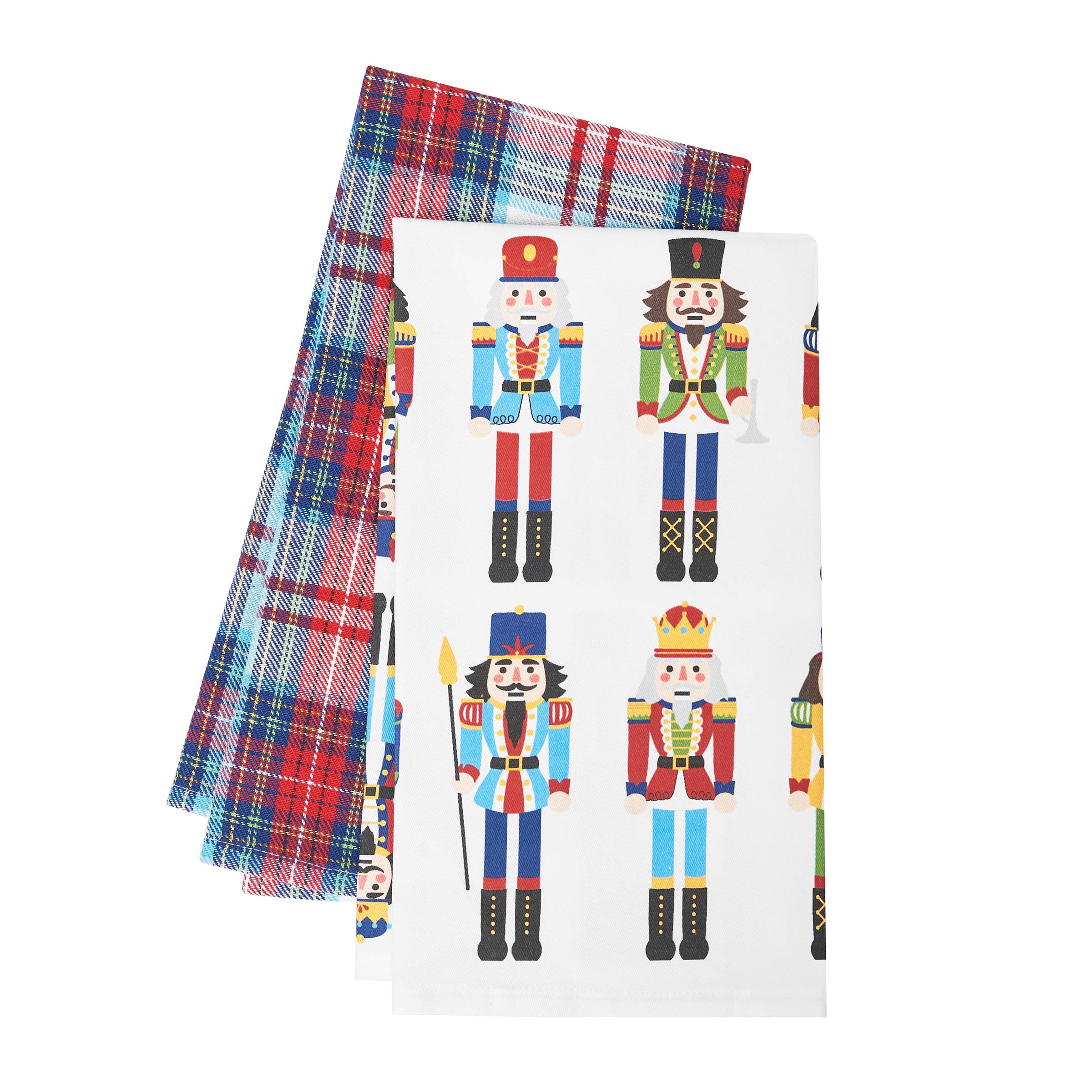 C&F Home - Wholesale Tea Towel - Christmas Nutcracker Plaid Kitchen Towel Set 21