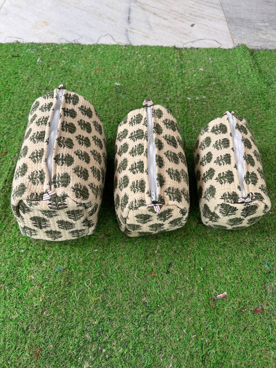 bhavnas boutique - Wholesale Make-up/cosmetic bag - Luxury 3 Piece Makeup Bag Tote Bag Chic Cosmetic Bags 4