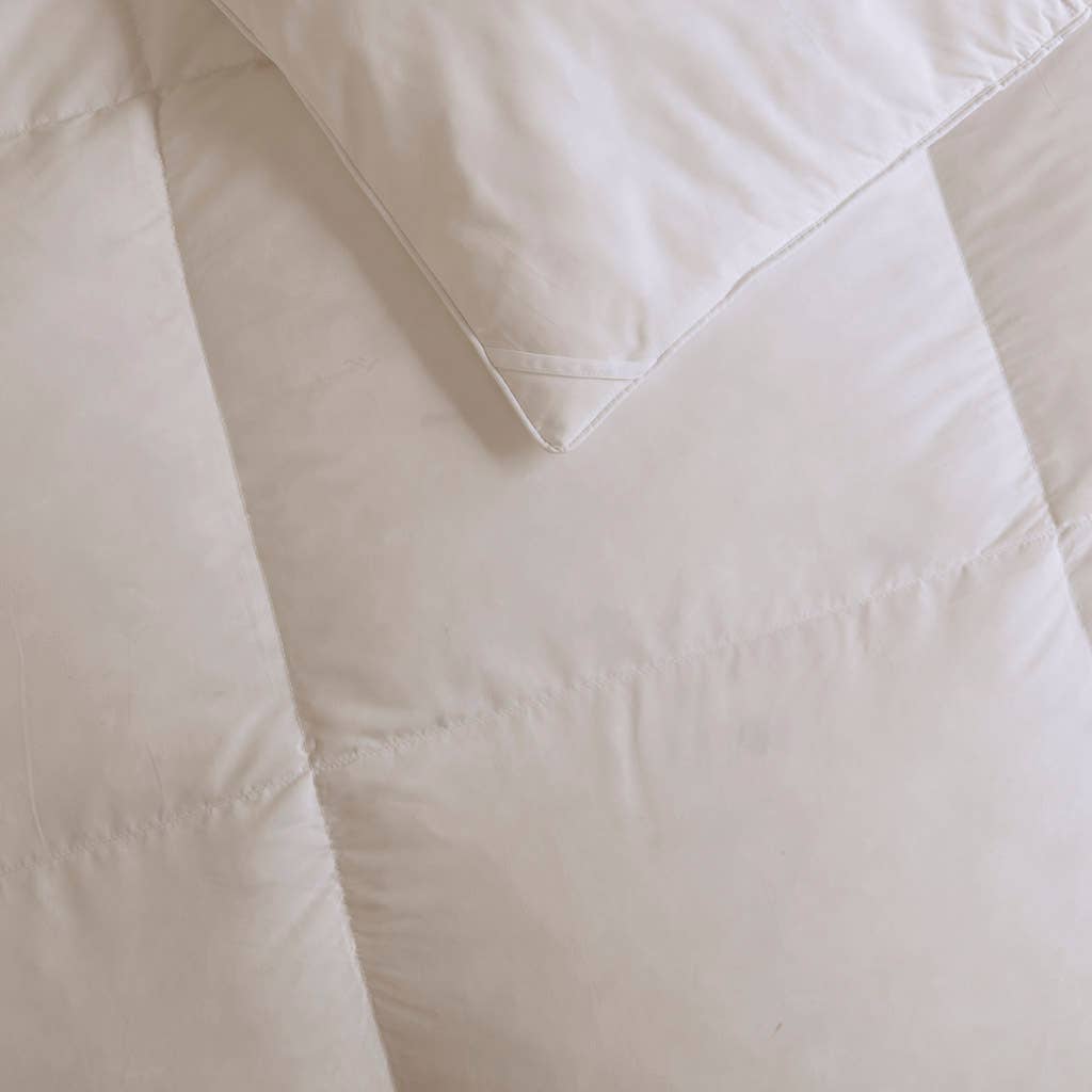 Olliix - Wholesale Down Comforter - Quilted Goose Feather and Down Oversize Comforter, Cream10