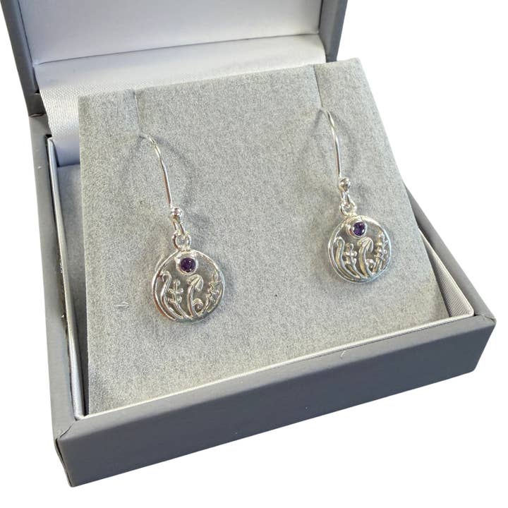 Highland Garden Drop Earrings for wholesale by Glenna Studios