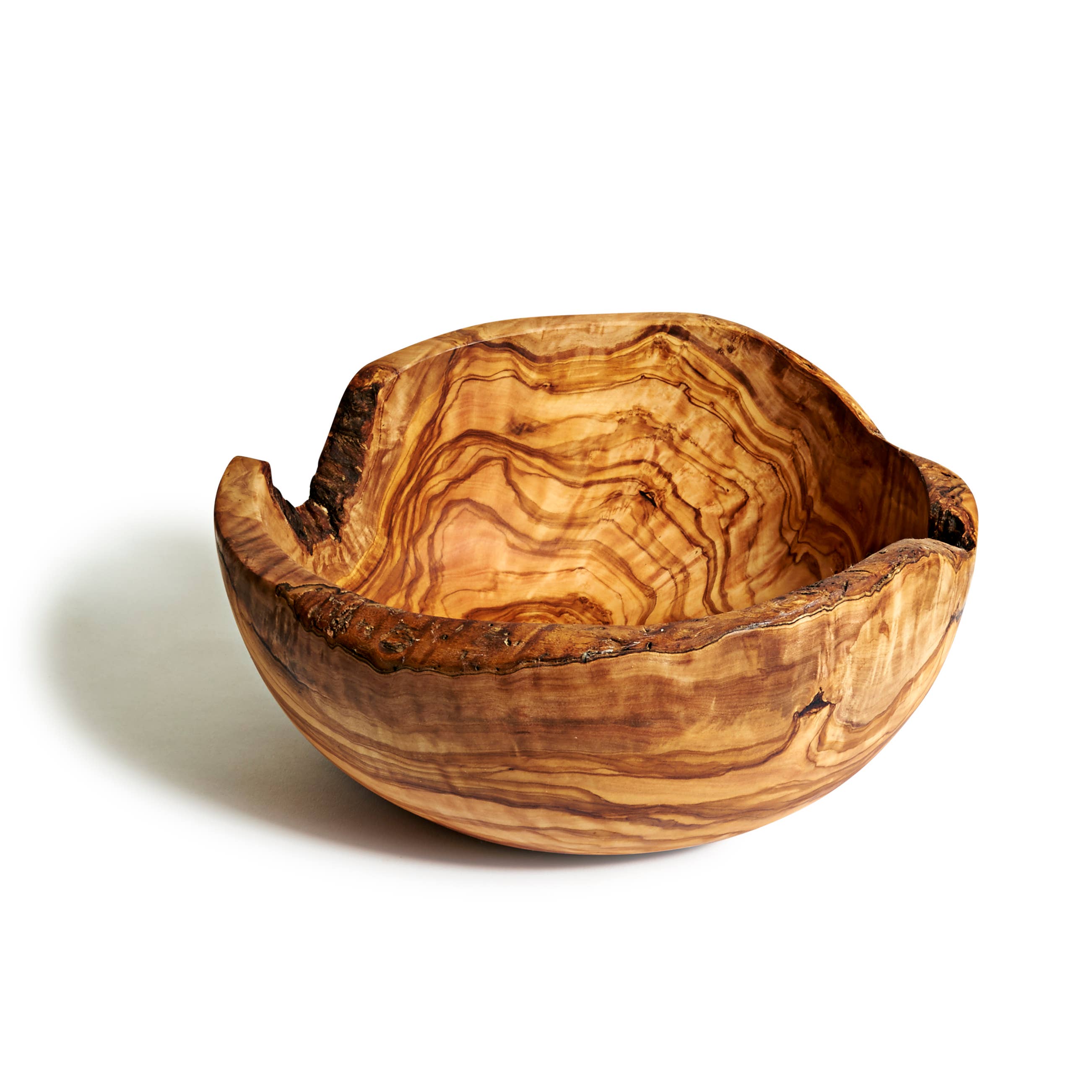 Natural OliveWood - Wholesale Serve Bowl - Olive Wood Rustic Salad Bowl1