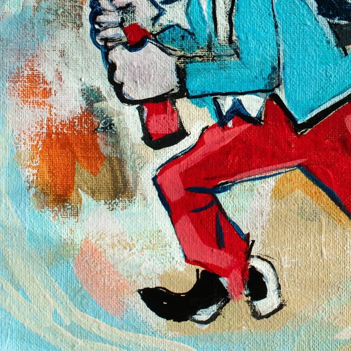 Brandon Art Co - Wholesale Art Print - Ole Miss Rebels "Vintage Colonel Reb with the Flag" | Archival-Quality Art Print1