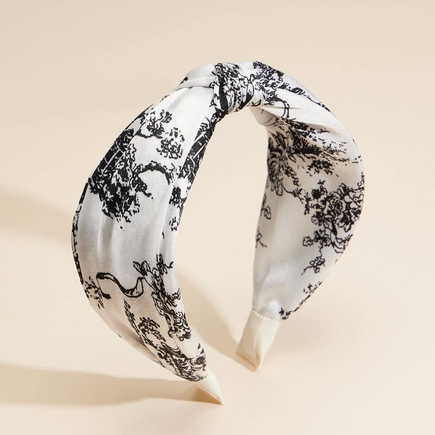 Frem - Wholesale Fashion Headband - Women's - Elegant Vintage Print Knotted Headband Set1