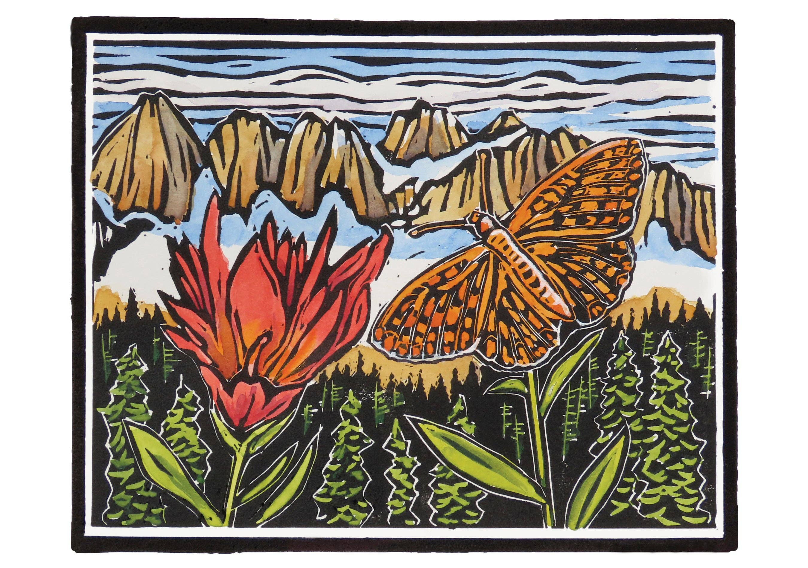 Pomegranate - Wholesale Stationery/Notecard Set - Molly Hashimoto: Wildflowers Boxed Notecard Assortment3