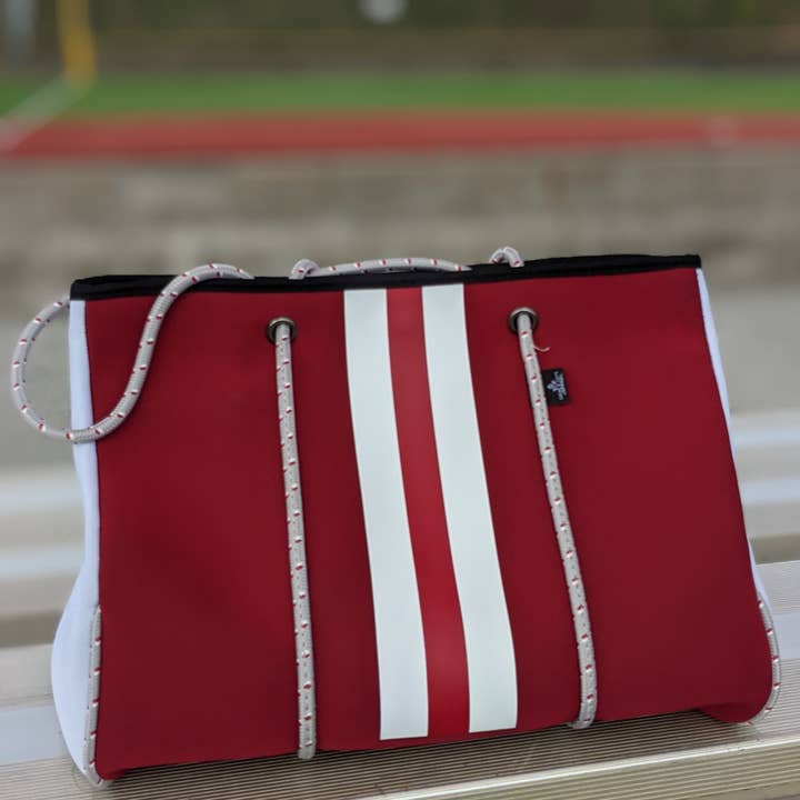 Sugar Lily's - Wholesale Tote Bag - Women's - Sugar Lily's- Neoprene Spirit Collection- Big Crimson3