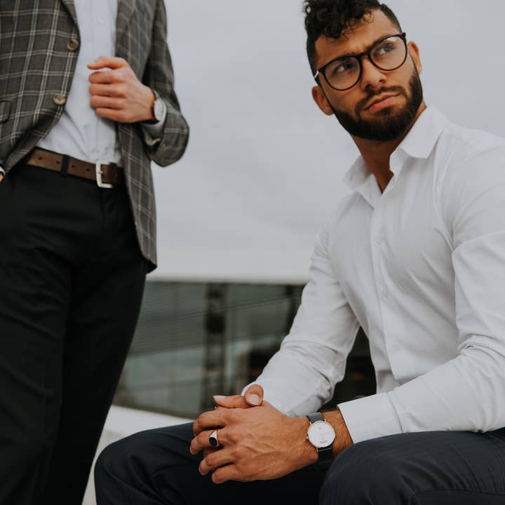 Arvo - Wholesale Wrist Watch - Unisex - Arvo Awristacrat Watch - Gold - Black Leather Band2